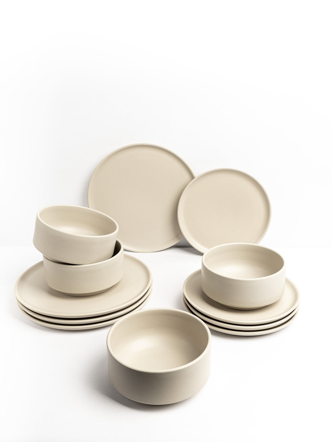 Evora Beige Dinner Set