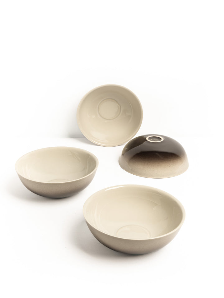 Lotus Brown Dinner Set