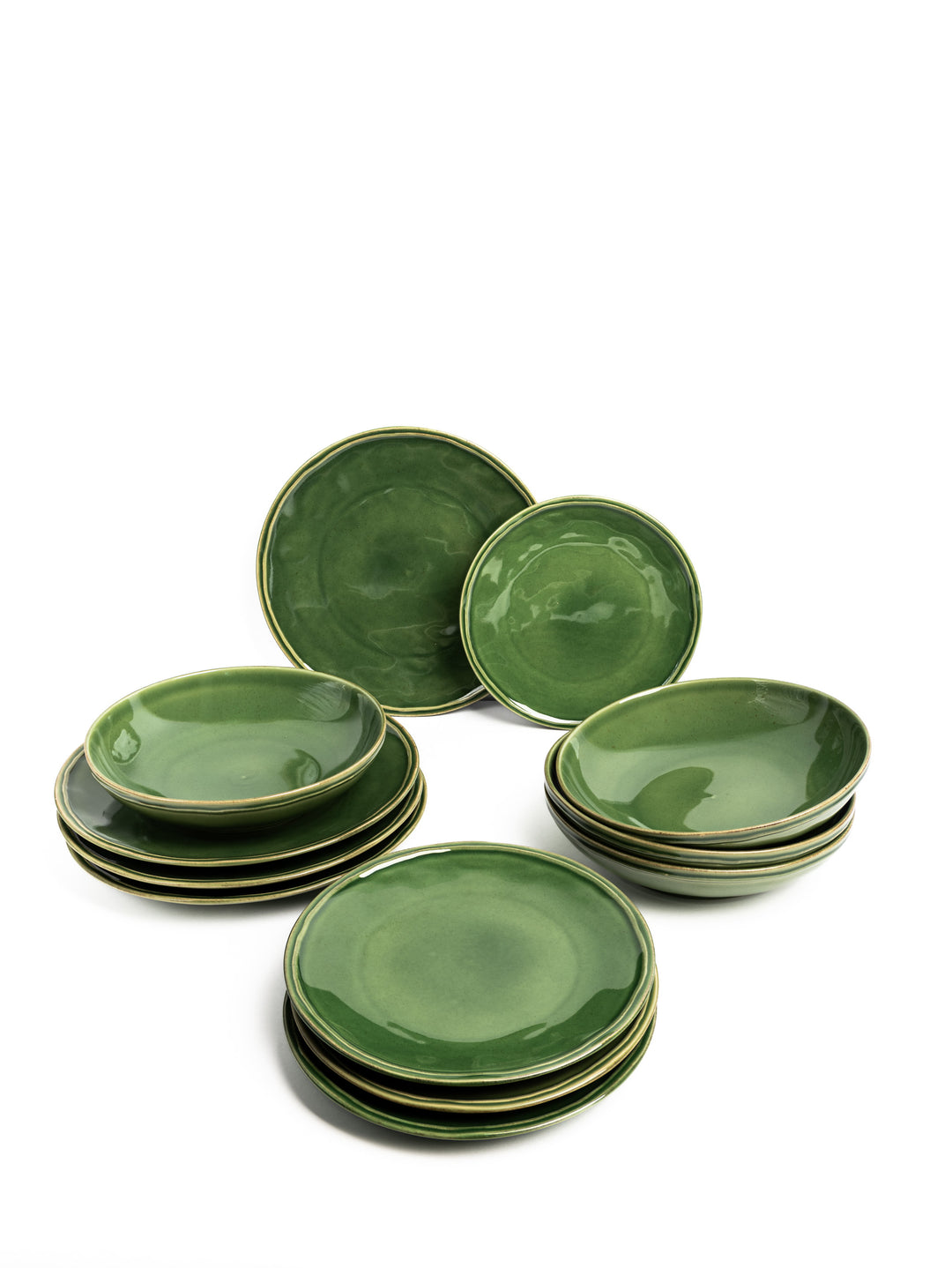 Fontana Green Dinner Set