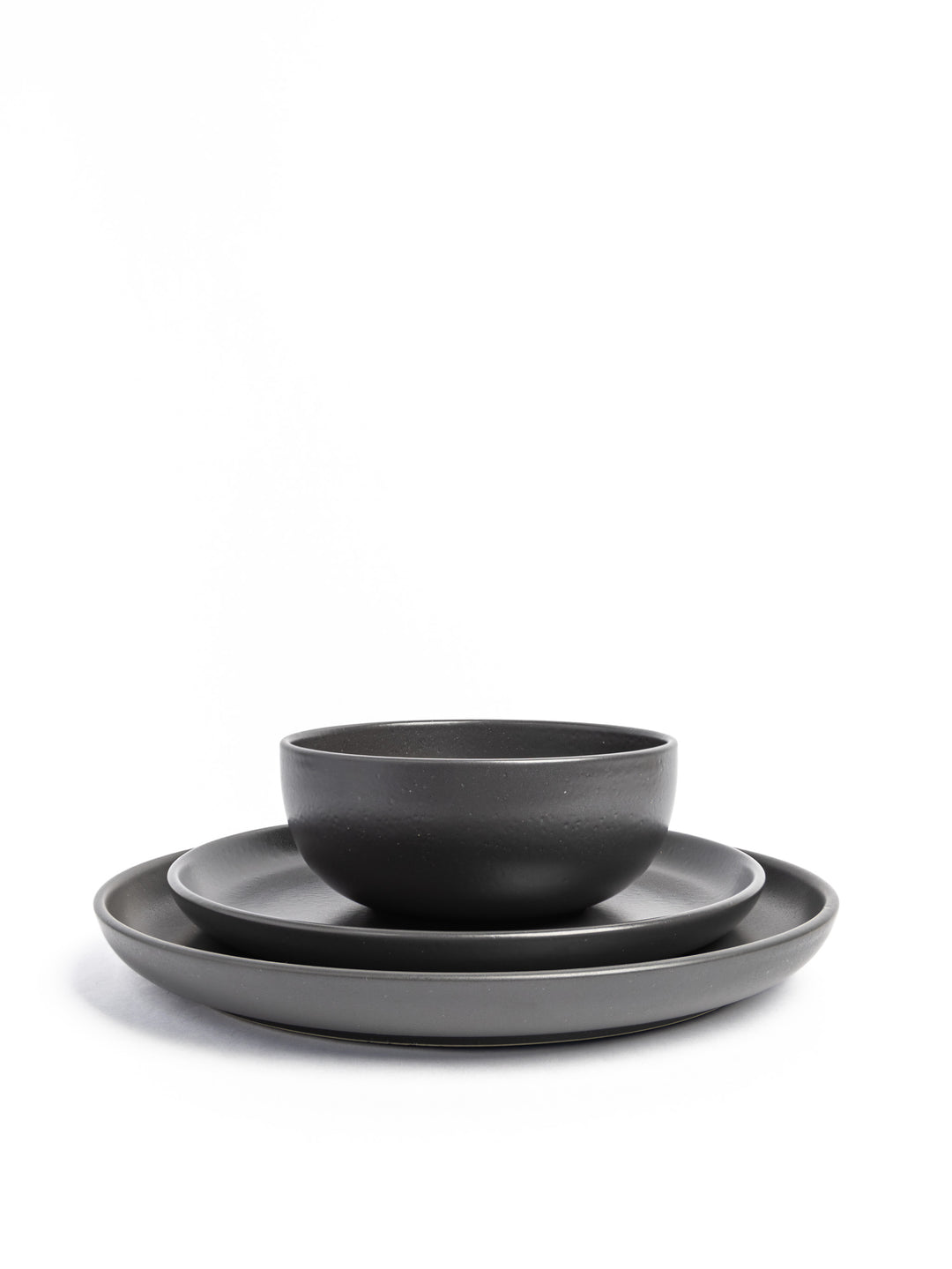 Pacifica Dark Grey Dinner Set