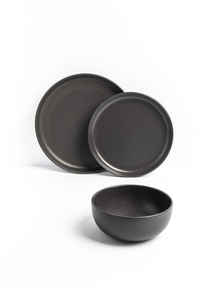 Pacifica Dark Grey Dinner Set