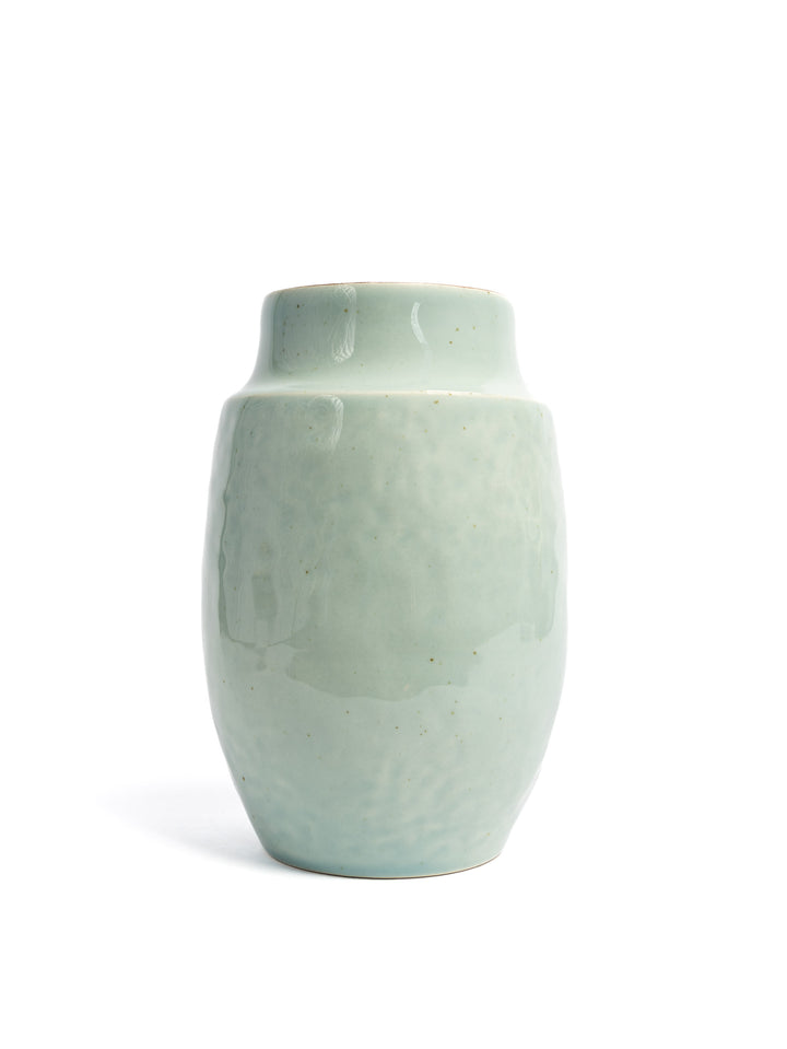 Mandala Light Green Vase