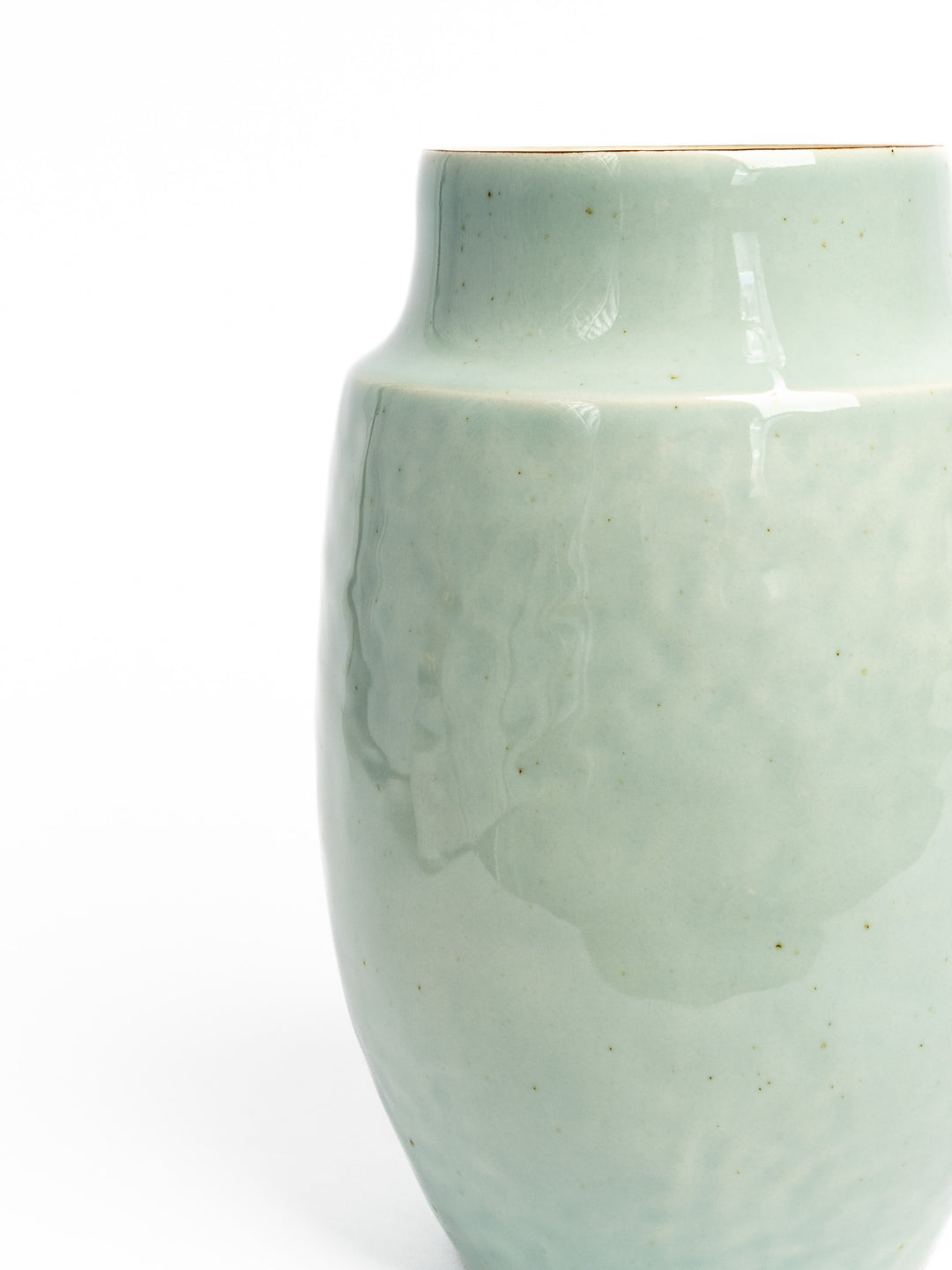 Mandala Light Green Vase