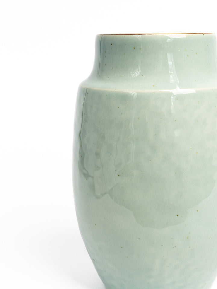 Mandala Light Green Vase