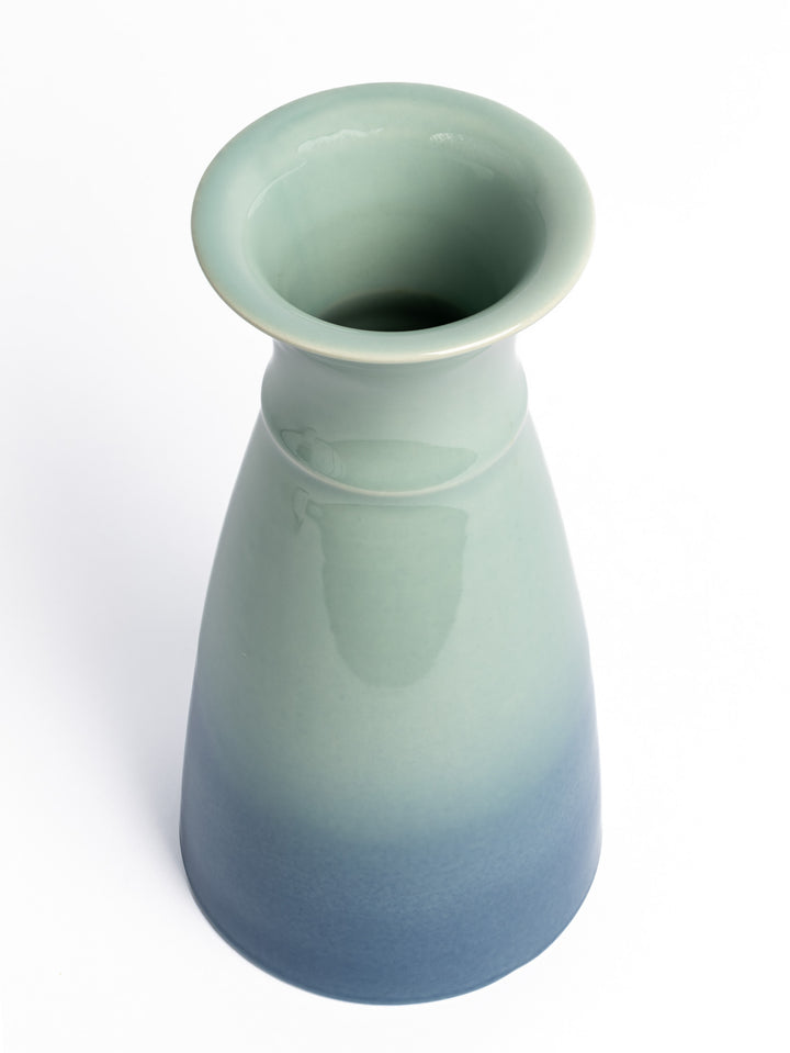 Lotus Blue Vase