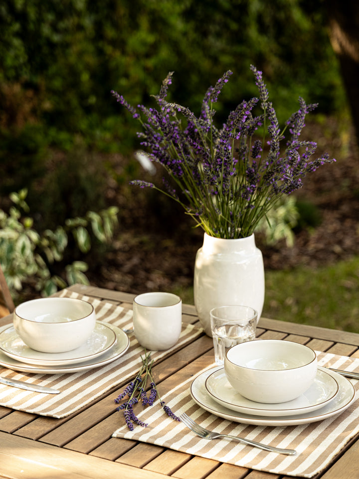 Mandala Ivory Dinner Set