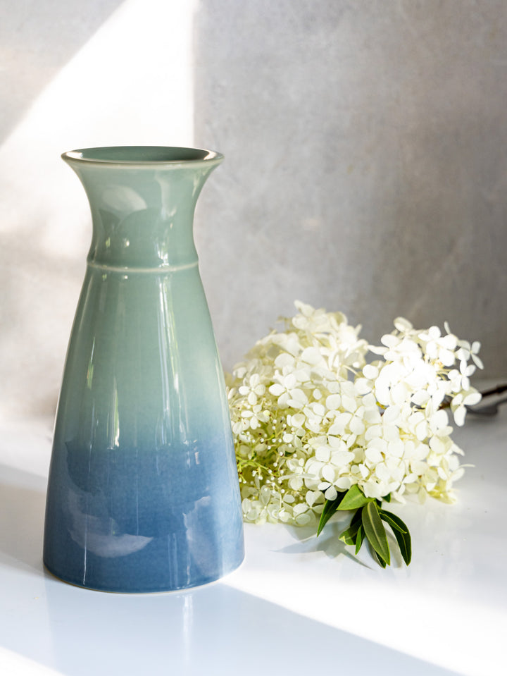 Lotus Blue Vase