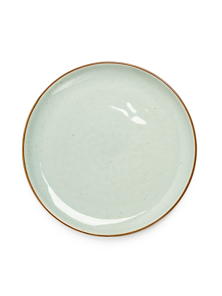 Mandala Light Green Dinner Set