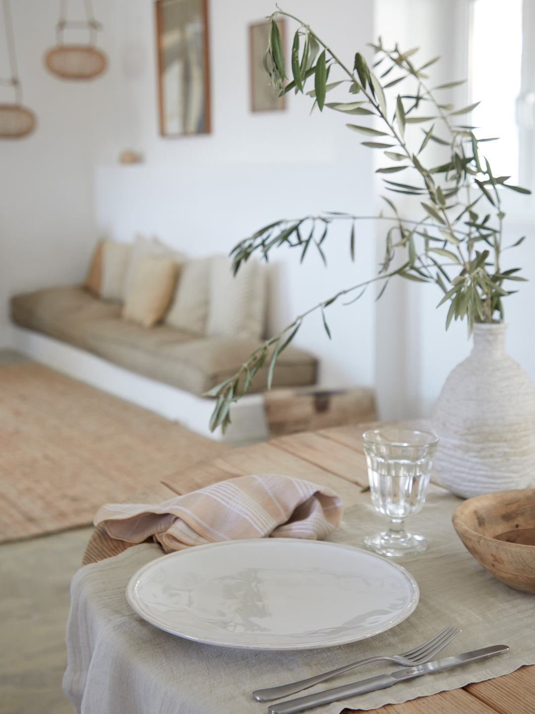 Fontana White Dinner Set